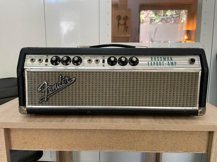 Fender Bassman Export Amp – Vintage Silverface Head 1969, Ophalen, Gebruikt, Gitaar, 50 tot 100 watt