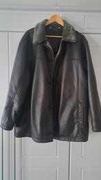 Jas met kleine bontkraag., Maat 52/54 (L), Bruin, Ophalen of Verzenden, Zo goed als nieuw