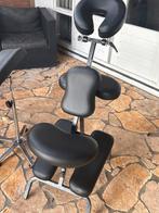 Tattoo massage zitje en armsteun, Gebruikt, Zwart, Ophalen of Verzenden, Metaal