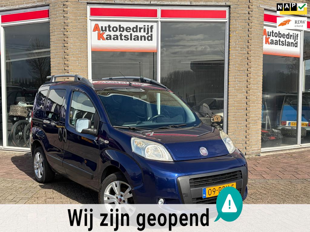Fiat Qubo 1.4 Dynamic - Airco - Electr Ramen -, Auto's, Voorwielaandrijving, Zwart, 4 cilinders, Origineel Nederlands