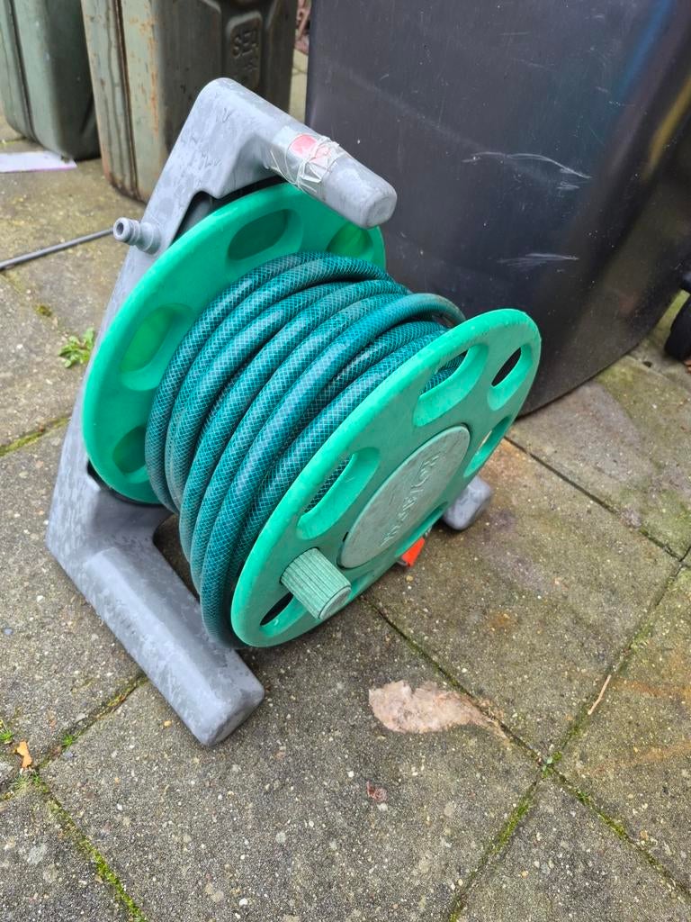 Hozelock tuinslang op haspel 25 meter, Ophalen, Tuinslang