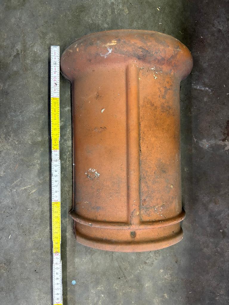 Nieuwe rode KDN nokpannen, Ophalen, Steen of Klei, Nieuw, 15 m² of meer