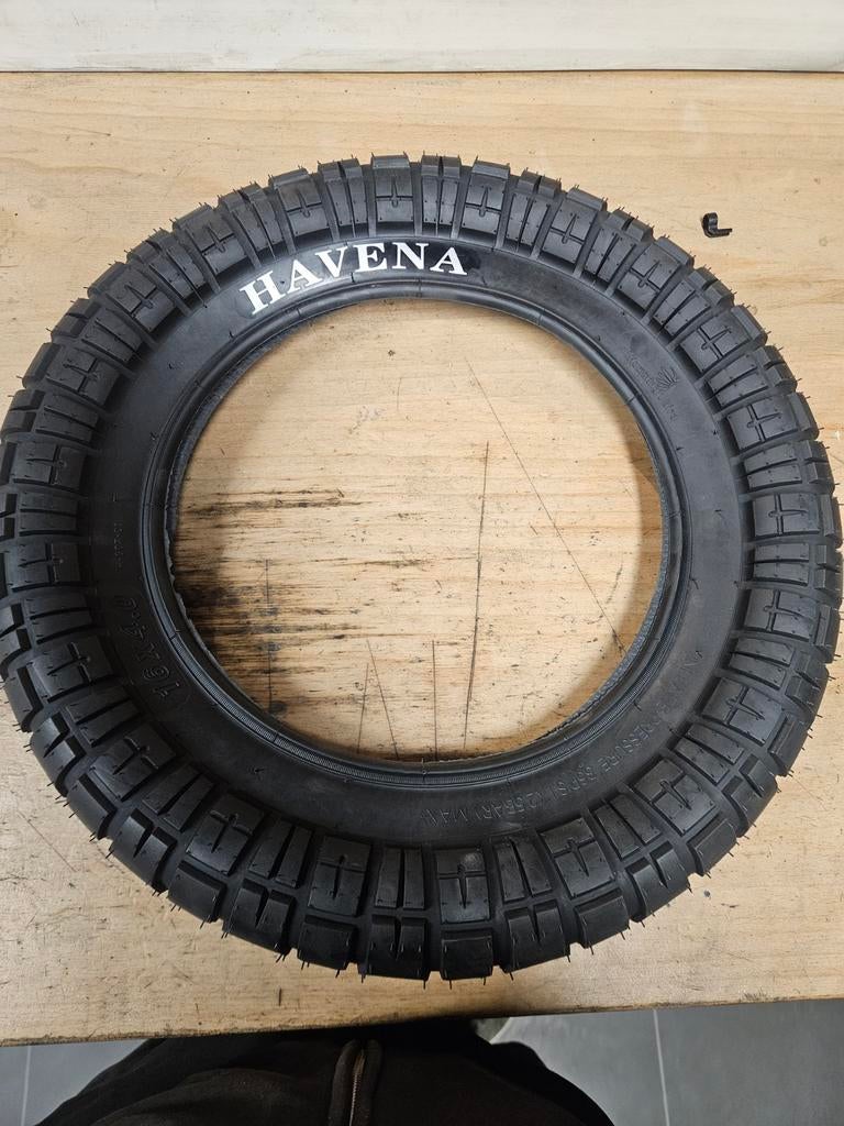 Fatbike buitenband 16 inch - HAVENA, Band, Ophalen of Verzenden, Fatbike, Rubber