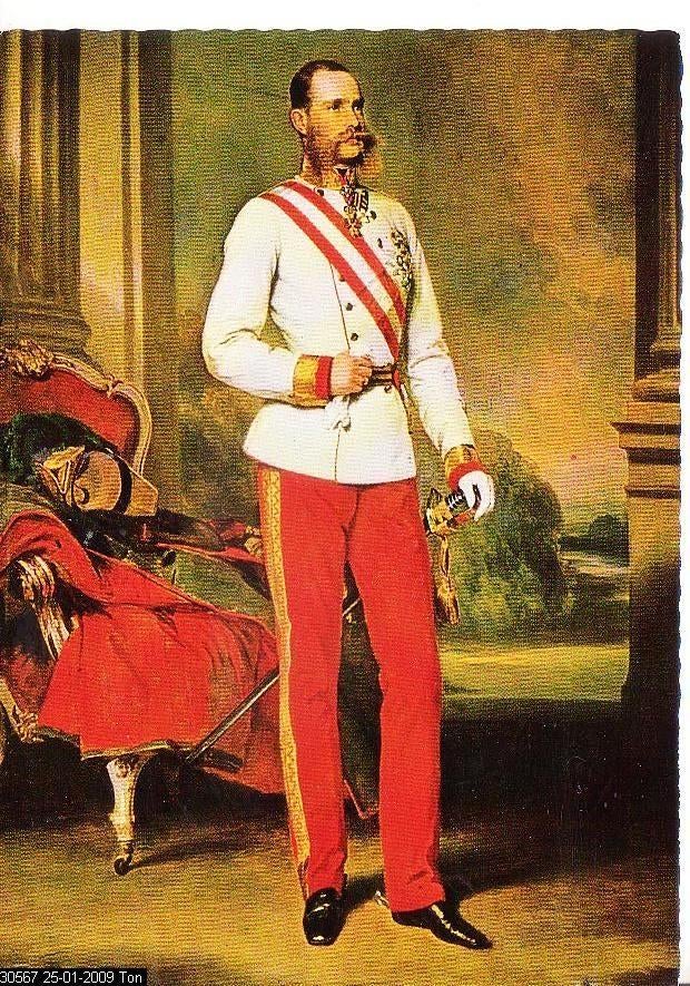 Ansichtkaart	Keizer Franz Josef I, Verzenden, 1960 tot 1980, Ongelopen, Sterren en Beroemdheden