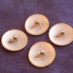 GOLF: Vier Oude Vergulde Knopen voor Golftenue, Verzenden