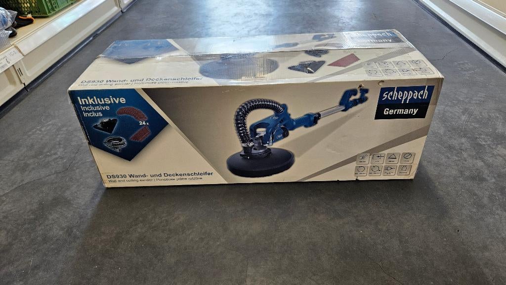 Scheppach Wand- en plafondschuurmachine DS930, Ophalen, Nieuw, 1200 watt of meer, Overige typen