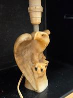 Antieke lamp met adelaar steen, Ophalen of Verzenden