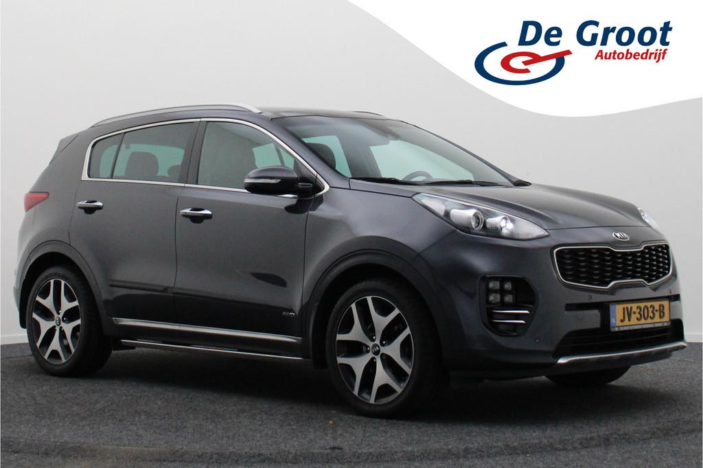 Kia Sportage 1.6 T-GDI 4WD GT-Line Automaat Panoramadak, Lee, Auto's, Kia, Bedrijf, Te koop, Sportage, 4x4, ABS, Achteruitrijcamera