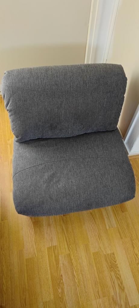 Jysk Slaapfateuil VEGGER, Ophalen, Zo goed als nieuw, Eenpersoons, Grijs