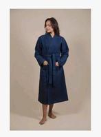 2 Unisex wafel badjassen Nieuw donker blauw maat L, Blauw, Maat 42/44 (L), Nieuw, Ophalen of Verzenden