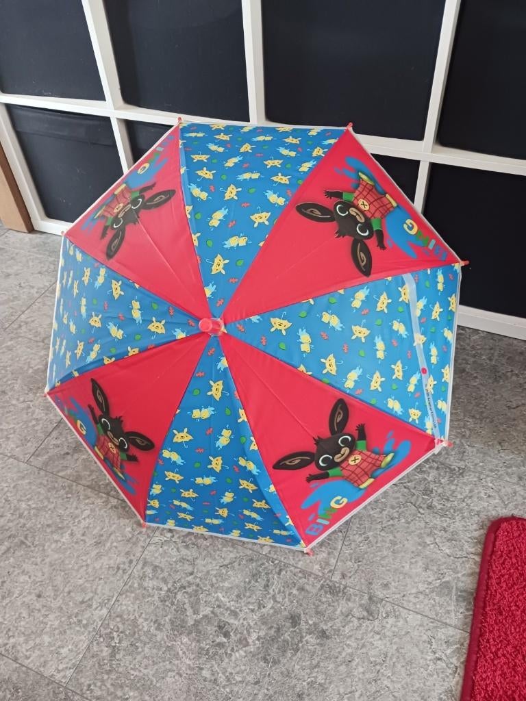 Bing kinder paraplu, Ophalen of Verzenden, Gebruikt, Blauw