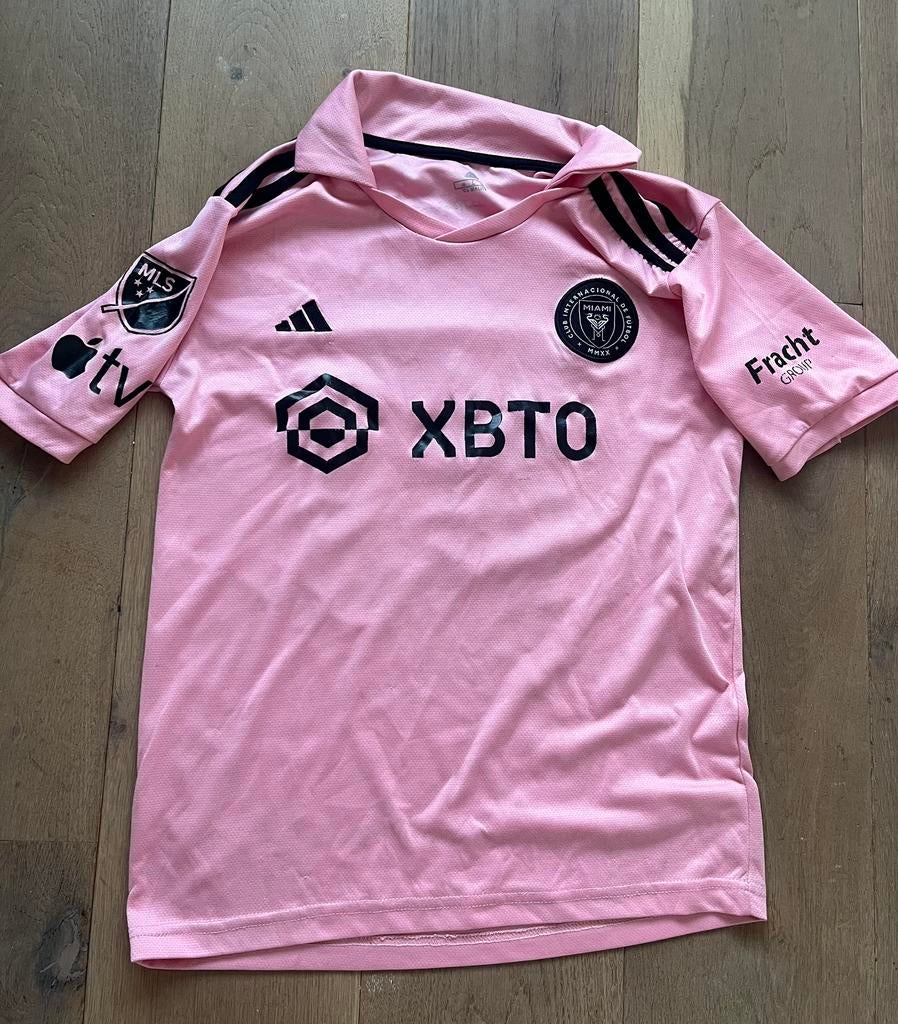 Inter miami shirt Messi, Sport en Fitness, Voetbal, Maat XS of kleiner, Ophalen of Verzenden, Zo goed als nieuw, Shirt