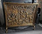 Antiek XL - Haardscherm - Zeldzame uitvoering, Ophalen, Gebruikt, Vrijstaande haard, Overige soorten