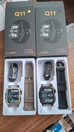 Nieuwe Q11 Smartwatch – Bluetooth Calling – Met LED Zaklamp!, Zwart, Nieuw, Ophalen of Verzenden, Waterdicht