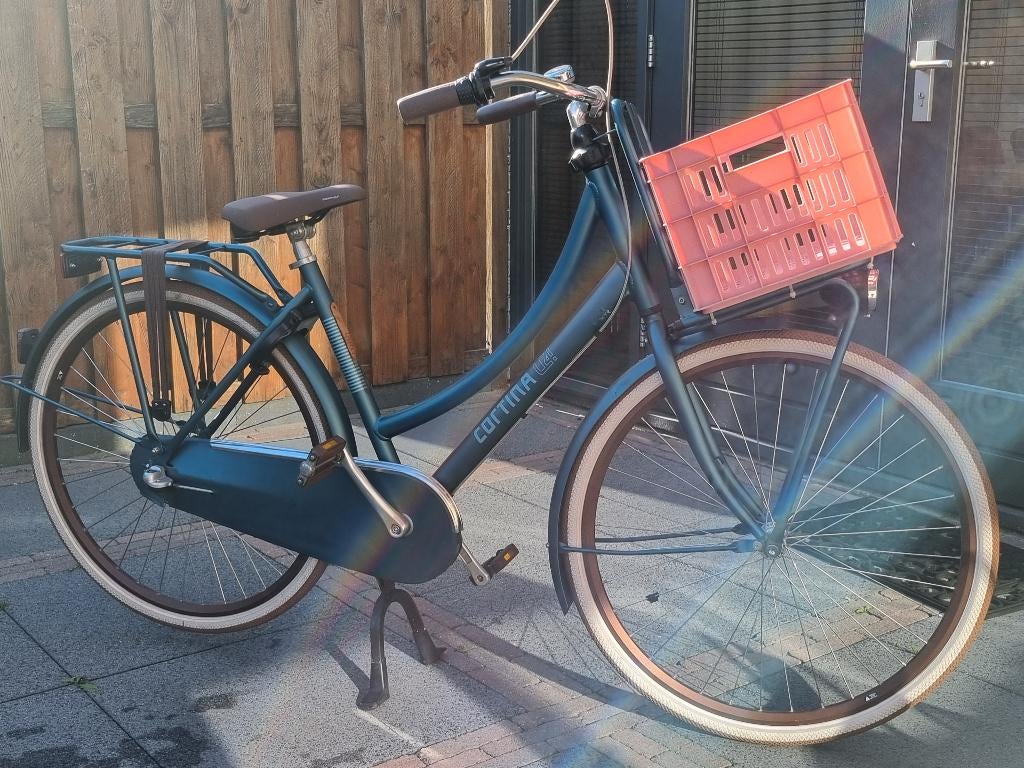 Dames Cortina transport fiets, Terugtraprem, Gebruikt, Versnellingen, 50 tot 53 cm