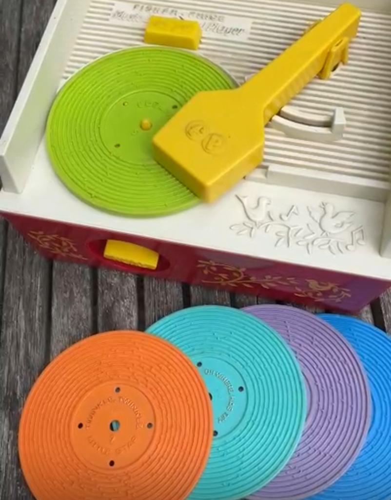 Fisher Price platenspeler vintage, Ophalen, Gebruikt