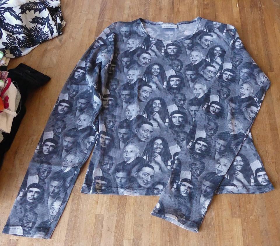 Yellowstone top grijs transparant longsleeve shirt maat S/M, Maat 38/40 (M), Yellowstone, Ophalen of Verzenden, Lange mouw