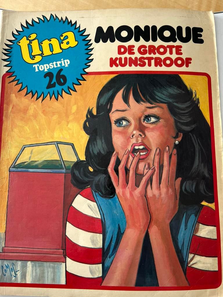 Tina Topstrip 26 - Monique - De grote kunstroof, Boeken, Stripboeken, Eén stripboek, Ophalen of Verzenden, Zo goed als nieuw