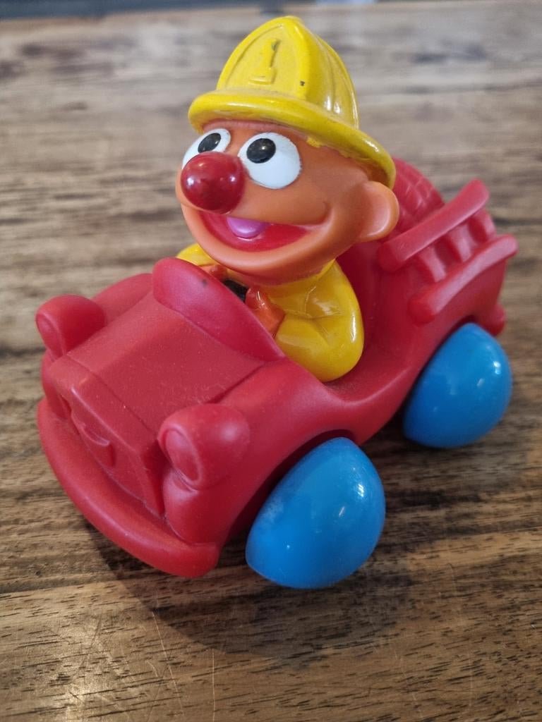Sesamstraat Ernie Brandweerauto Speelgoed, Ophalen of Verzenden, Gebruikt