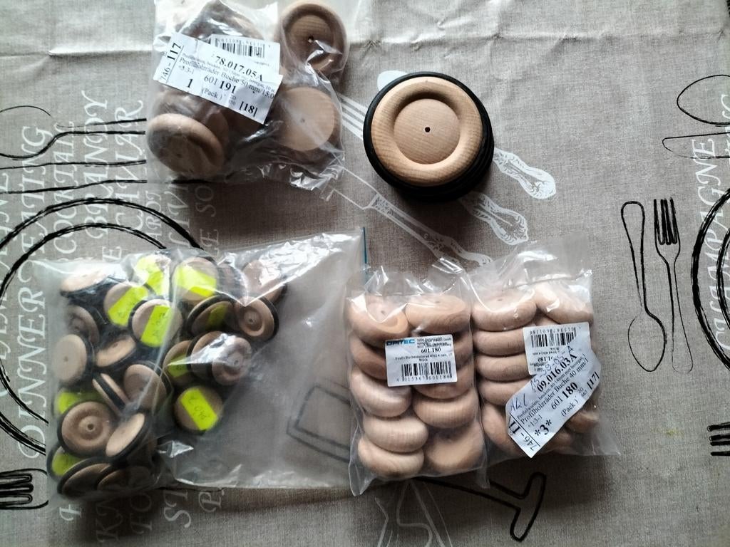 Houten wielen voor speelgoed - Diverse maten en types, Ophalen of Verzenden, Nieuw, Overige typen