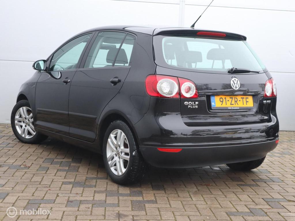 Volkswagen Golf Plus 1.6 Comfortline 1e eigenaar Dealer OH!, Electronic Stability Program (ESP), Stof, Gebruikt, Zwart
