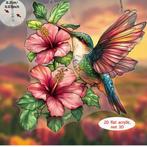 Raamhanger Kolibrie met Hibiscus, Ophalen of Verzenden, Nieuw