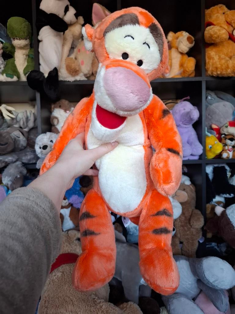 Grote Tijgertje knuffel - Disney Winnie de Poeh, Oranje, Disney, Disney, Ophalen of Verzenden