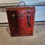 Decoratieve Wijnkoffer / Wijnkist van Hout, Overige houtsoorten, Minder dan 50 cm, Gebruikt, Minder dan 50 cm