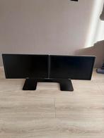 2 Dell schermen met duo Dell standaard, Computers en Software, Monitoren, Ophalen of Verzenden, Gebruikt