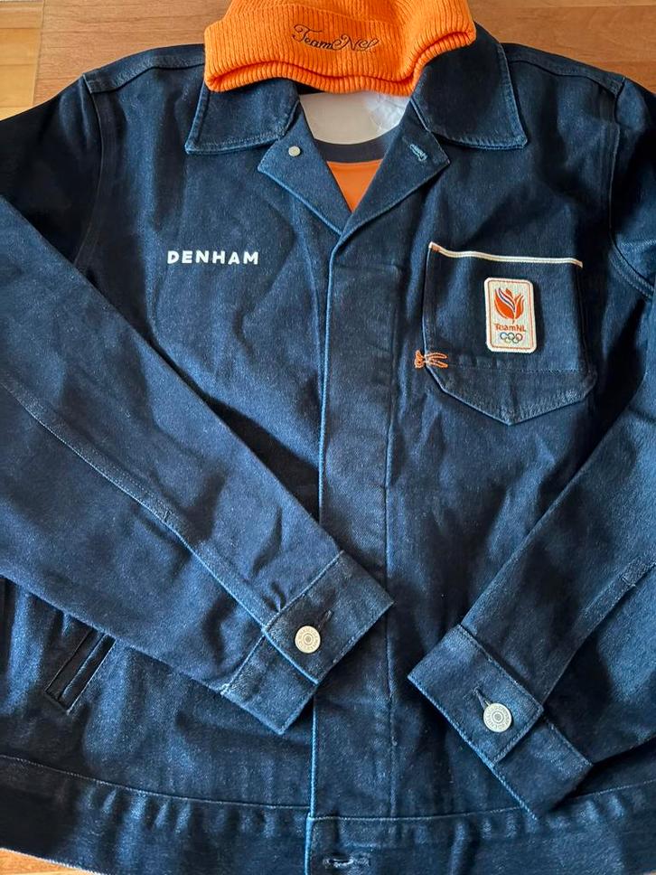 Denham TeamNL Olympisch vrijetijdskleding, Kleding | Dames, Sportkleding, Nieuw, Overige typen, Maat 38/40 (M), Oranje, Verzenden