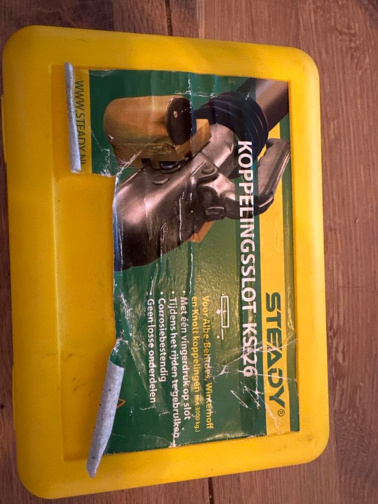 Steady Koppelingsslot KS-26 / KS26 koppeling slot, Caravans en Kamperen, Ophalen of Verzenden, Gebruikt