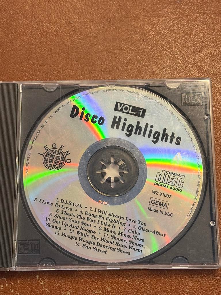 Disco Highlights Vol. 1 CD - Legend, Ophalen of Verzenden, Zo goed als nieuw, Dance
