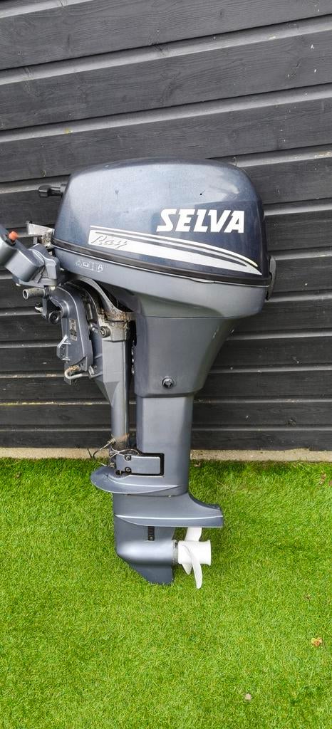 Selva 8 pk langstaart met afstandsbediening, Watersport en Boten, Buiten- en Binnenboordmotoren, Ophalen, 5 tot 10 pk, Zo goed als nieuw