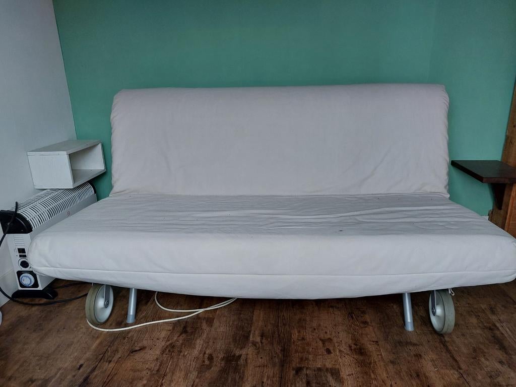 Slaapbank ikea, Ophalen of Verzenden, Gebruikt, Tweepersoons, 160 cm