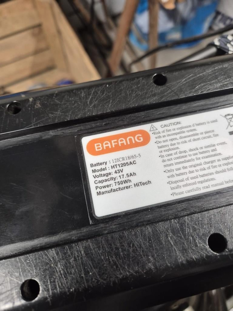 Bafang fietsaccu defect, Ophalen of Verzenden, Gebruikt