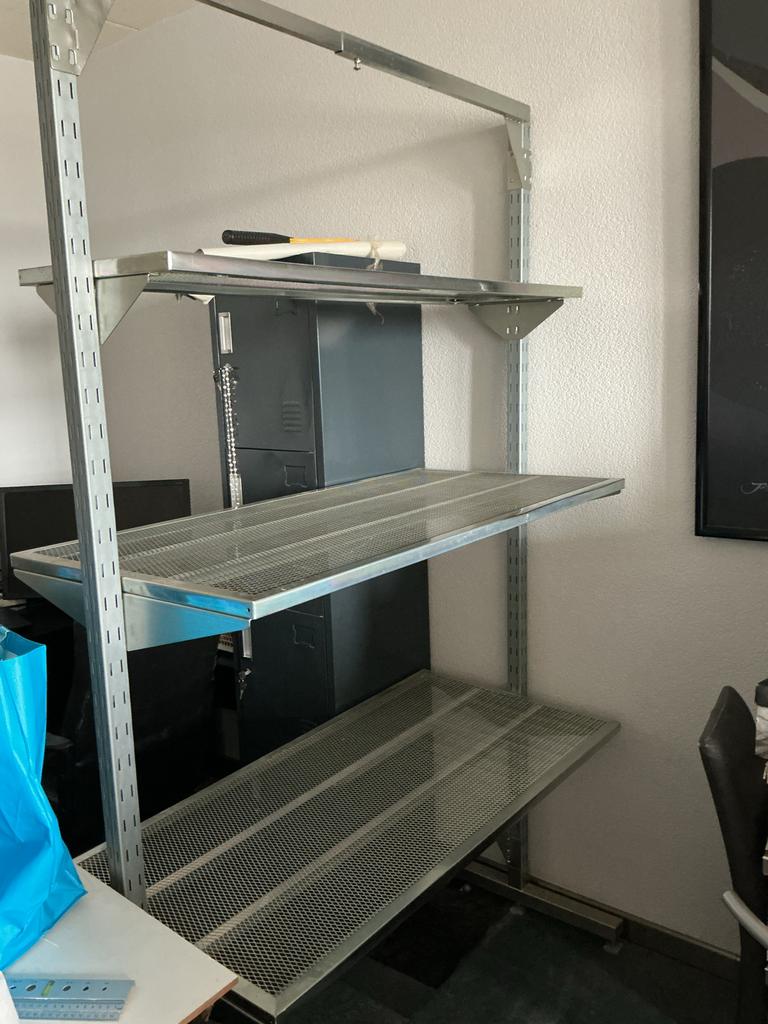 Industriele stellingkast/ magazijnrek stevig, Ophalen, Gebruikt