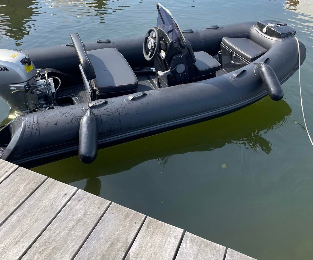 Grand Silver Line 370 de Luxe RIB (2021) – Zeer nette staat, Watersport en Boten, Rubberboten, Zo goed als nieuw, Benzine, Minder dan 70 pk