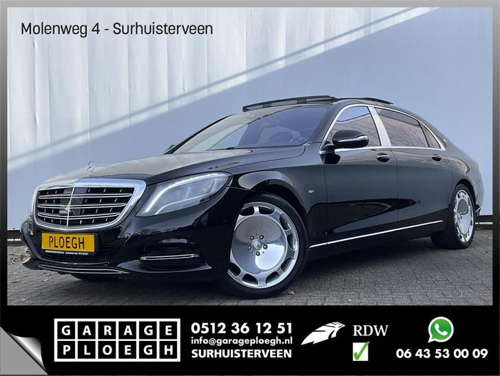 Maybach S-klasse 600 V12 B&O(811) HUD 360° Nachtsysteem(610, Auto's, Overige Auto's, Bedrijf, Te koop, 360° camera, ABS, Achteruitrijcamera