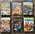 6 games: RollerCoaster Tycoon, SimCity, Zoo Tycoon, Rayman,, Spelcomputers en Games, Games | Pc, Ophalen, Online, Gebruikt, 1 speler
