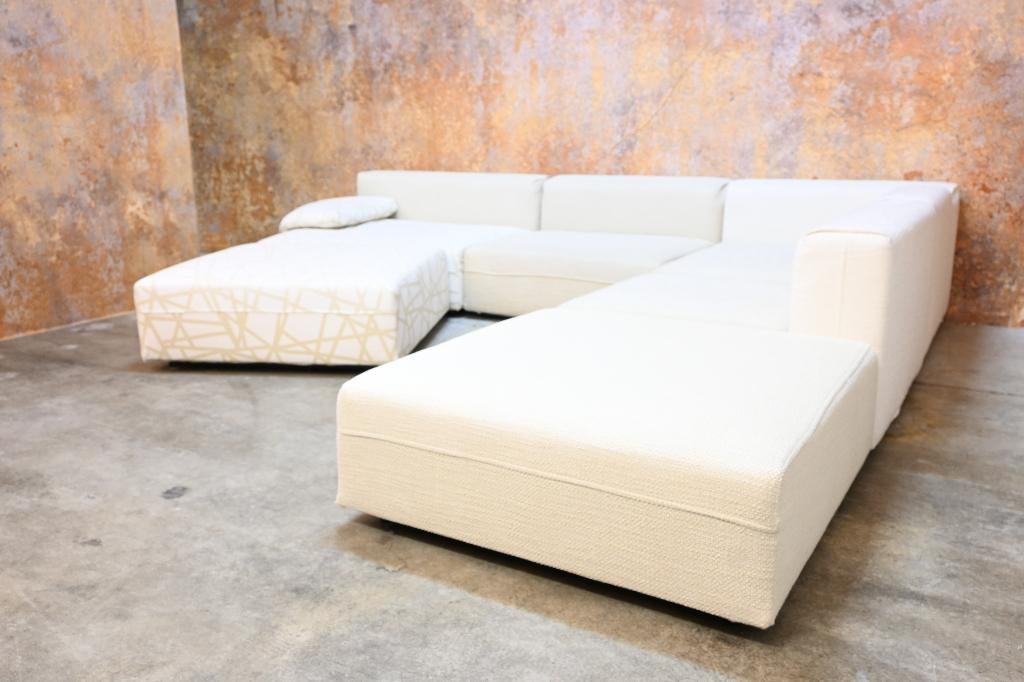 ZGAN elementen design bank van Italiaanse TOPmerk Molteni, Molteni, Hoekbank, 300 cm of meer, Ophalen of Verzenden