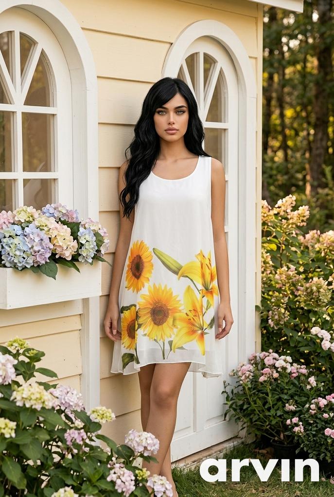 Zomers witte tuniek jurk, Kleding | Dames, Ophalen of Verzenden, Nieuw, Wit, Boven de knie