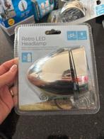 Retro LED koplamp, Ophalen of Verzenden, Nieuw, Batterij, Voorlicht