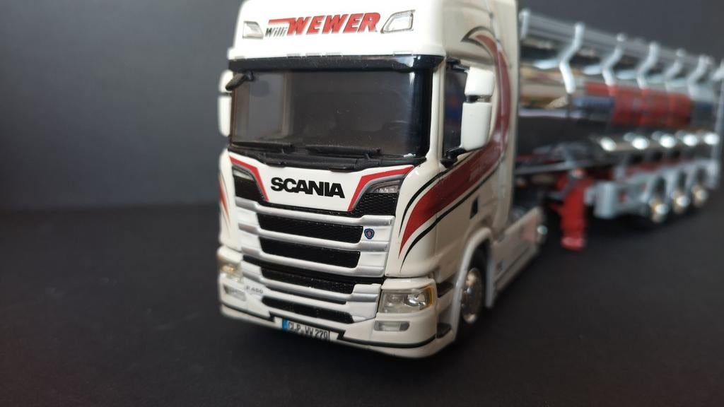 Scania R Highline CR20H 4x2 Tank Trailer Wewer 1:50 Wsi Pol, Info@wsi-models.nl, Gelderland haven 5 Nieuwegein, Wsi Models, Verzenden