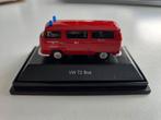 Volkswagen T2 Bus brandweer 1/87, Ophalen of Verzenden, Zo goed als nieuw, Auto, Schuco