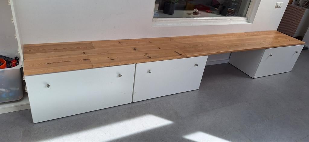 Ikea smastad speelgoedkist met bank., Ophalen, Gebruikt, 50 tot 75 cm, 200 cm of meer