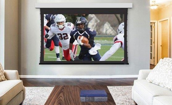 Stewart Cima BC W/Tiburon 100" electrische High End scherm, Ophalen, Elektrisch, Zo goed als nieuw