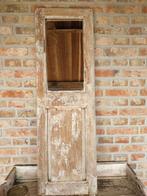 Antieke houten spiegel, Ophalen, Rechthoekig, Minder dan 50 cm, 100 tot 150 cm