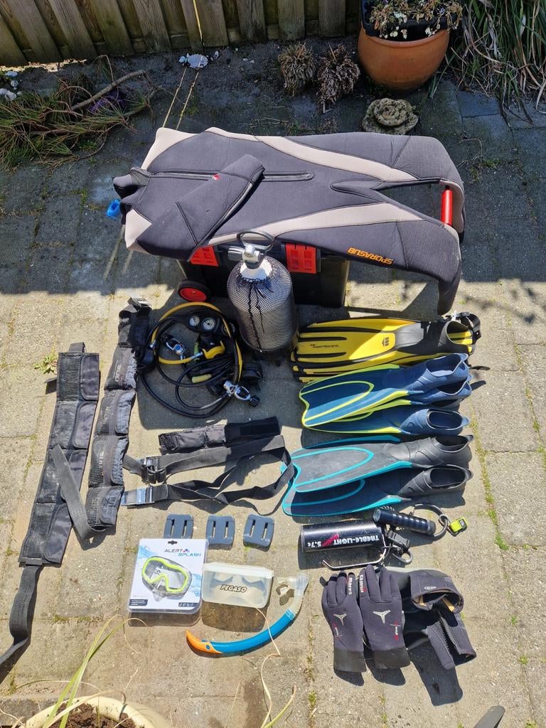 Duik spullen, Watersport en Boten, Ophalen