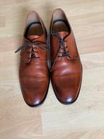 Ecco bruine leren schoenen met leren zolen mt 45 izgs, Bruin, Ophalen of Verzenden, Gedragen, Veterschoenen