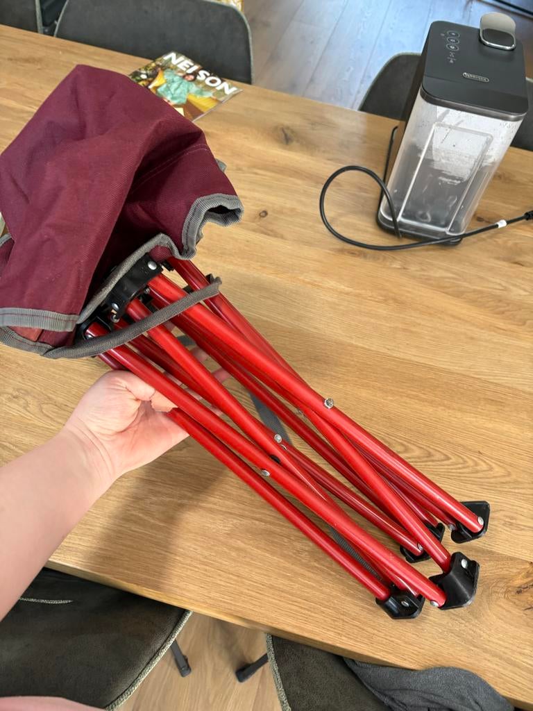 Compact en opvouwbaar kampeerstoeltje - Ideaal voor onderweg, Ophalen, Gebruikt, Campingstoel